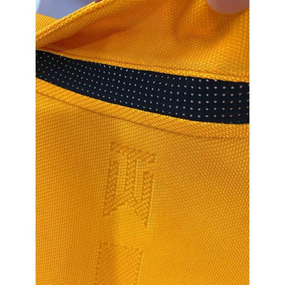 Nike Polo GOLF Shirt Mens Orange Stripe XL Tiger Woods Collection - Picture 11 of 13